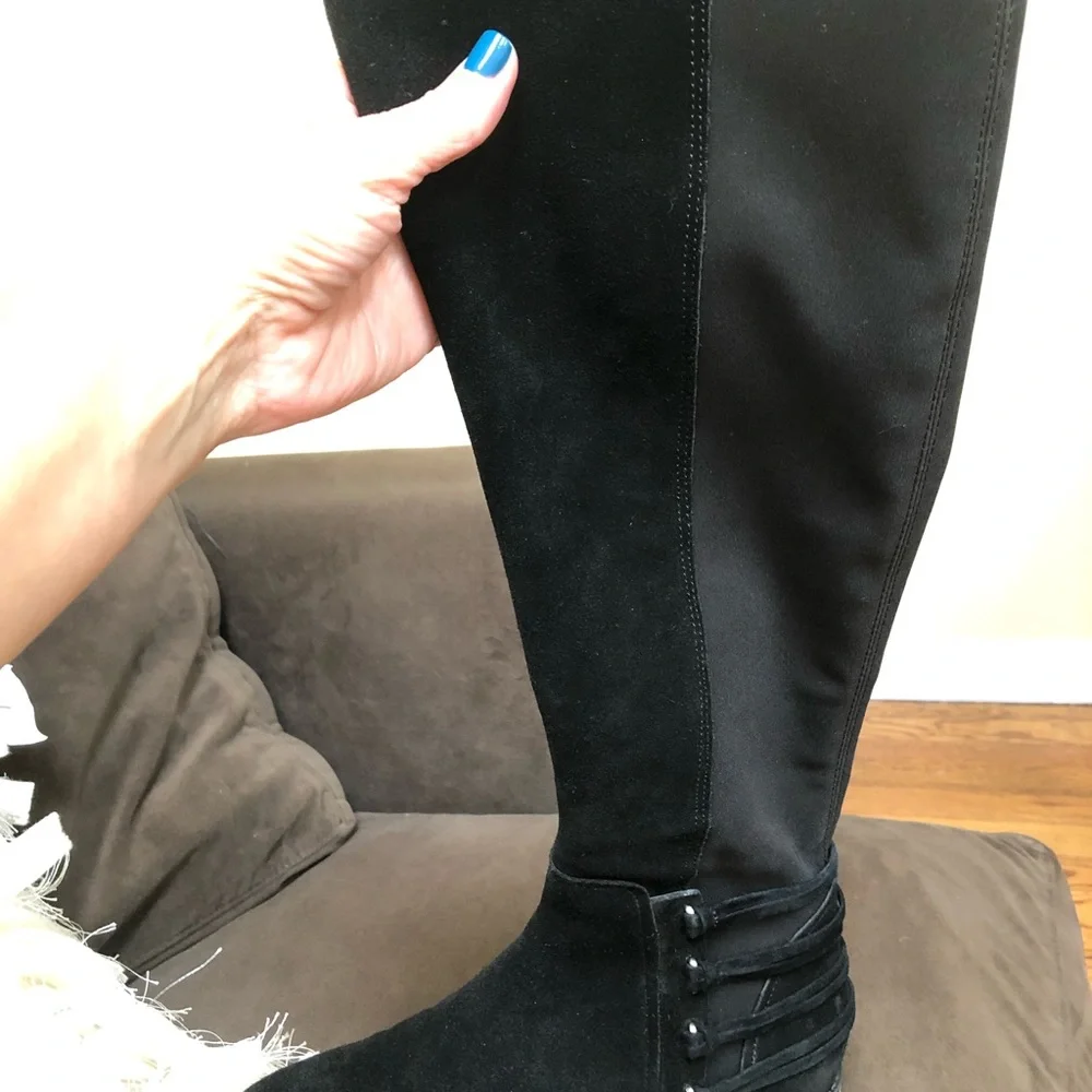 Vince Camuto Paulomi  tall suede boots‎